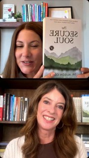 IG Live with @dralisoncook on her new book The Secure Soul

Pre-order a copy for all the pre-order bonuses at thesecuresoulbook.com