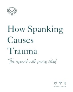 Comment SUBSTACK to get the link to today’s essay, which is a more extensive description of this research and the argument that spanking causes trauma.

Like this? Please like, comment, share, and save to spread the word about the harm of spanking.

And follow @drcamden for more content on reparenting yourself from toxic Christian parenting.

#reparentingyourself #christianparenting #christianparents #religioustrauma #healingfromtrauma