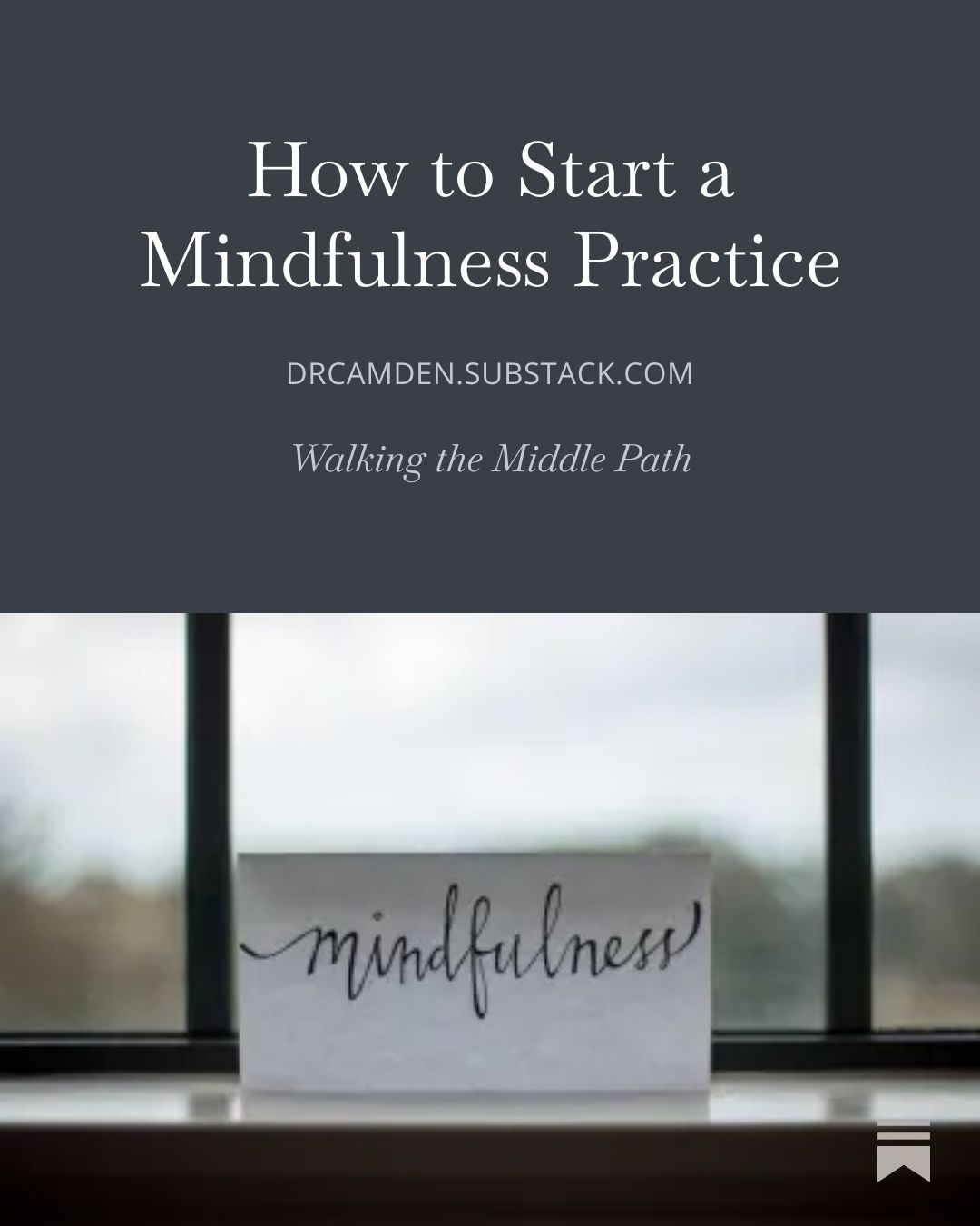 How can a practice of mindfulness meditation help you heal from purity culture, religious trauma, and toxic beliefs?

Everyone tells you to meditate. But does that mean sitting cross-legged on a pillow and saying “ohm”? How are meditation and mindfulness different? 

Let me share what mindfulness is (and isn’t), some basic mindfulness skills, and a Mind-Body Practice to get you started. 

Learn more about how to start a mindfulness practice on my Substack at drcamden.substack.com

#walkingthemiddlepath #substack #faithandmentalhealth #selfcare #soulcare #boundaries #mindfulness #meditation #mindfulnessmeditation #therapist #therapy #mentalhealth #psychology #psychologist #therapistsofinstagram