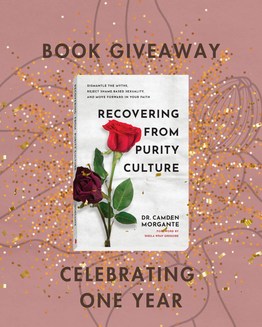 Happy one year birthday to Recovering from Purity Culture!

It's been an honor to share one year of dismantling myths, healing shame, and rebuilding faith and sexuality with you.

To celebrate one year of my book, I'm giving away one copy! Keep the copy for yourself, or I can send it to a friend!

To enter the giveaway:
1) Follow @drcamden
2) Like this post and leave a comment with one thing you learned or want to learn from my book
3) Tag a friend in this post
BONUS: Share to your stories and tag me in it

Must complete all three steps for successful entry. One winner will be randomly selected on Saturday, Oct. 18 at 11:59 EST. The winner will be contacted via DM to provide their mailing address and one copy of my book will be mailed to them. This giveaway is not sponsored by IG or Facebook. No purchase necessary to enter.

#purityculture #religioustrauma #deconstruction #deconstructpurityculture #purityculturemyths #healingfromshame #purity #truelovewaits  #purityculturesurvivor #purityculturerecovery #purityculturecoach #purityculturesurvivors #recoveringfrompurityculture #christianwriter #writer #hopewriter #amwriting #newbook #bookrecommendation #therapist #christiantherapist #psychologist #faithandmentalhealth #religiousdeconstruction #faithdeconstruction #deconstructingfaith #faithreconstruction #bookstagram #giveaway #bookgiveaway