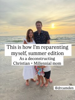 Here’s how I’m reparenting myself this summer, as a deconstructing Christian and Millennial mom.

I’m giving myself and my kids:
-The freedom to be curious without fear
-To play without performance.
-To rest without guilt
-To wear what feels comfortable without shame
-To explore who we are without being told who we should be

For deconstructing Christians, reparenting ourselves means giving our inner child some of what we needed all along: wonder, play, autonomy, and safety.

This summer, I’m choosing more fun, less fear.
More curiosity, less certainty.
More joy, less shame.

What does your inner child need this summer?

#innerchild #reparenting #90ssummer #millennialmom #christianparenting