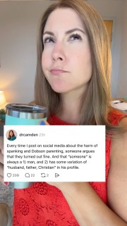 Hear me out: what if saying “I turned out fine” comes from a protective part of you that doesn’t want to face the pain of reality?

To that “husband, father, Christian” who says he turned out fine, I want to ask, “But did you?”

What makes it so scary to look at the negative effects of spanking? Even if they truly don’t apply to you, what makes it feel so threatening to listen to the voices of those who were harmed?

 Might be some defensive parts of you in the way that need curiosity, compassion, and courage to face them.

Want to learn more about healing from toxic Christian parenting while still holding onto your faith? I’ll be back this week with more research on the harm of spanking, so follow along!

#spanking #christianparenting #gentleparenting #breakingcycles #innerchildwork