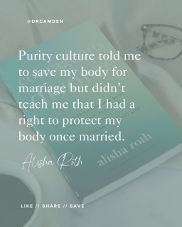 When my friend Alisha Roth asked if I would consider endorsing her book, Courageous Divorce: A Christian Woman’s Guide to Healing, Rebuilding, and Embracing an Abundant Life, I was hesitant.

Then I thought about my clients who are caught in abusive marriages and afraid of the shame of divorce--Courageous Divorce is for them. Through sharing her painful and personal journey of ending an abusive marriage, healing, and rebuilding her future, Roth embodies this courage and shows that God’s heart is to protect the vulnerable. 

I pray her book inspires other women to choose what honors their dignity, safety, and worth. 

Please check out Alisha's new book, Courageous Divorce. @littlewomenfarmhouse

And enjoy a guest article from Alisha on how purity culture contributed to her divorce. Go to drcamden.substack.com to read it.

#amwriting #christianblogger #christianbloggersofinstagram  #walkingthemiddlepath #substack #religiousdeconstruction #faithdeconstruction #faithjourney #deconstruction #deconstructingfaith #faithreconstruction #evolvingfaith #churchhurt #faithandmentalhealth #christiancoach #faithreconstructioncoach #purityculture #deconstructionjourney #divorce #christianmarriage #courageousdivorce