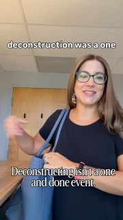 Maybe deconstruction isn’t a “one and done” event. Maybe it’s an ongoing process of deconstructing and reconstructing our beliefs. 

Here’s how I changed my mind about deconstruction since I started writing about it 5 to 6 years ago. 

If you’re a deconstructing Christian too, you’re in good company here. 💜

Follow @drcamden for how to heal from toxic beliefs while holding onto your faith. 

#deconstruction #religioustrauma #faithdeconstruction #religiousdeconstruction #faithreconstruction