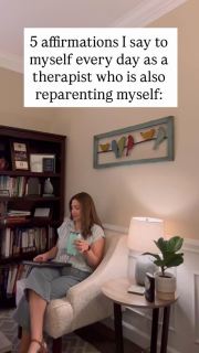 If you’re reparenting yourself while parenting kids, SAVE this reel for 5 affirmations to say to yourself each day.

A little context:
Reparenting yourself is giving yourself what you didn’t get as a child. It puts the responsibility on YOU to be the parent to yourself that you needed, including regulating your emotions, self-compassion, and meeting your own needs. 

Because it’s not your spouse’s, friend’s, or kids’ job to reparent you. Only you can do that for yourself, to be the healthiest and wholest person and parent you can be.

Follow @drcamden for more content on reparenting yourself and healing from toxic beliefs.

#reparenting #reparentingyourself #innerchild #religioustrauma #connectedparenting