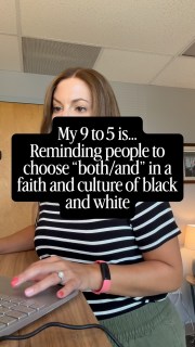 My 9 to 5? Reminding people that they don’t have to choose between two things just because they were taught they were opposites.

You can deconstruct toxic beliefs **and** hold onto your faith.

You can love the Church **and** question the beliefs you inherited from it.

You can set boundaries **and** validate your kids.

You can recover from purity culture **and** believe sex is sacred.

You can love Jesus **and** feel far away from God at times.

Black-and-white thinking tells us there is one right answer, one right way, one acceptable choice.

Healing often asks us to make room for the complexity.

Not either/or.

Both/and. 🫶

Follow @drcamden for more of this both/and thinking in a black and white world.

#FaithDeconstruction #ReligiousTrauma #FaithAndMentalHealth #DeconstructingFaith #reparenting