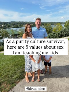 Comment BOOK to learn more about how to heal yourself from purity culture AND how to teach your kids about shame-free sexuality.

As a purity culture survivor and author of Recovering from Purity Culture, these are the five values I’m teaching my kids about sex, from @drkellyedmiston’s book Shame-Free Sex Talks.

1️⃣ I am my body.
2️⃣ My body is holy.
3️⃣ Pleasure is good.
4️⃣ God is everywhere.
5️⃣ What I do with my body matters.

Kelly’s book is the perfect companion for Christian parents who want to teach their kids about spiritual sexuality, alongside my book for overcoming your own shame.

Comment BOOK to learn more about these powerful resources for your own healing and your parenting.

#purityculture #recoveringfrompurityculture #shamefreesextalks #spiritualsexuality #religioustrauma